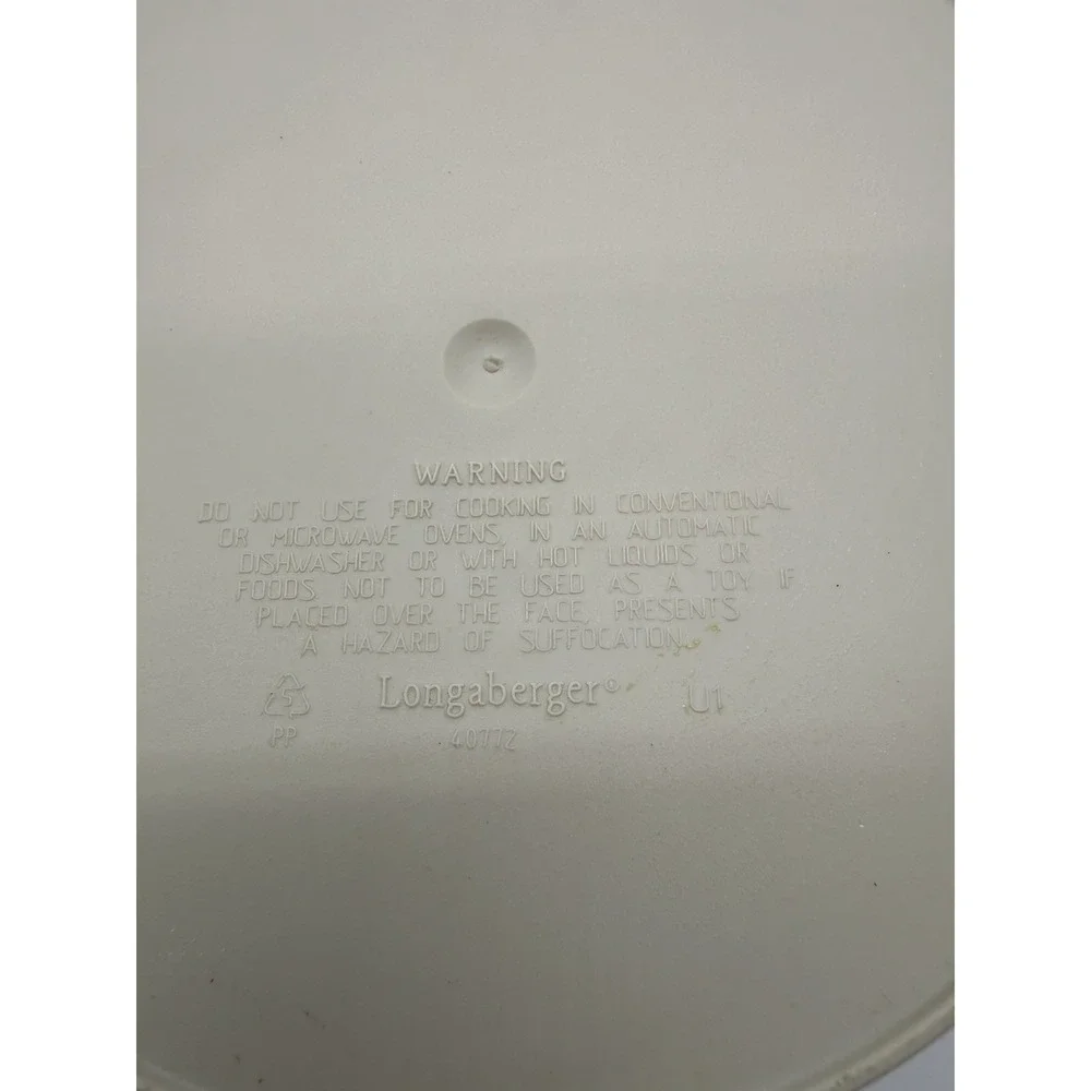 Longaberger 2 piece Insulated Insert with Lid 40772 for Ice Bucket Basket